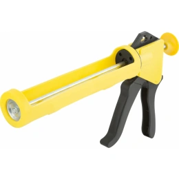 Полукорпусной пистолет для герметика FIT 225 мм, полипропиленовый корпус, Профи 14238