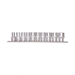 Набор торцевых головок, 1/2", 12-ти гр CrV, 10-22 мм, 10 шт. STELS 13638
