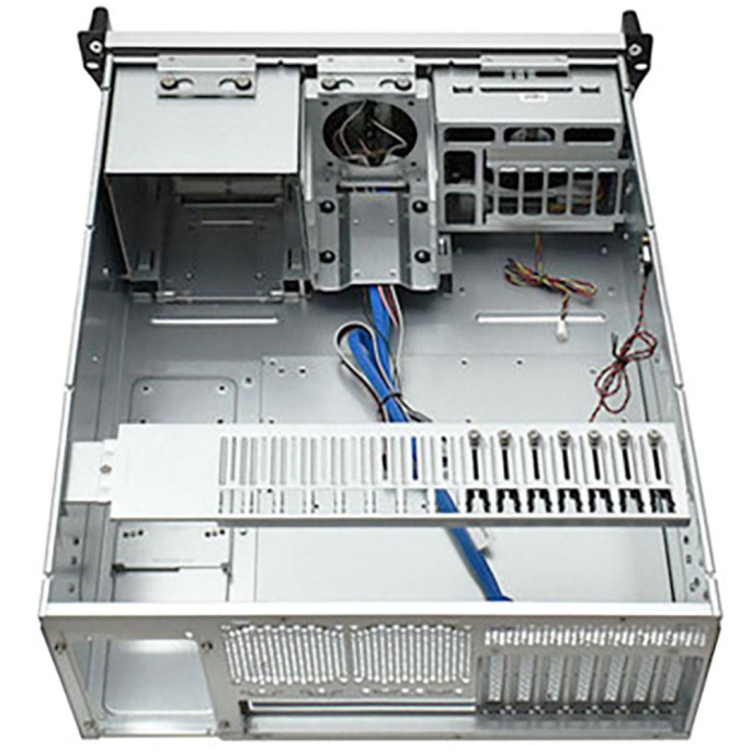 Корпус Chenbro RM41300H12*13729 For Tesla GPU MB 12"x13", 3x5.25"+2x3" +4 Internal 3.5, 120mm FAN, wo PSU, w/ Front Door
