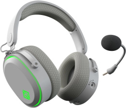Гарнитура игровая GMNG GG-HS405W,  для компьютера и игровых консолей, мониторные,  Bluetooth/радио/3,5 мм, белый [1899880]