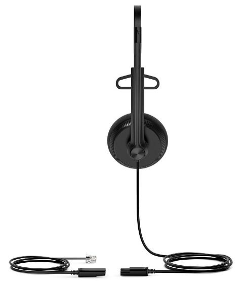 Головная гарнитура Yealink YHS34 Lite Mono Моно, Проводная, HD звук, QD, RJ9