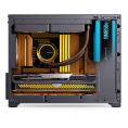Корпус без блока питания Case JONSBO D32 STD, Mini-Tower, TG, no fan, 1xUSB-A 3.0 + 1xUSB-C 3.1, mATX, mITX Black (D32 STD BLACK)