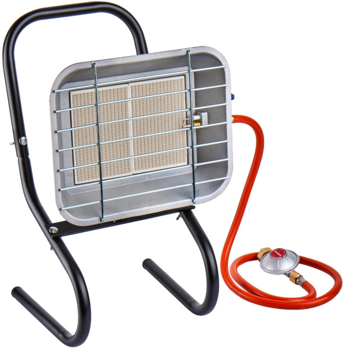 Тепловая пушка газовая Elitech ТП 3ГИ 4600Вт серый/черный