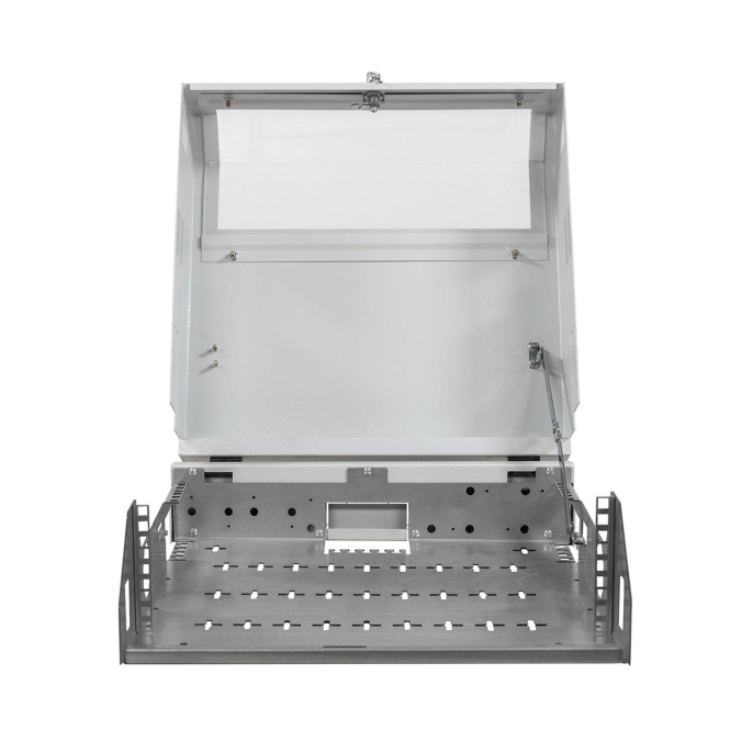 NTSS Шкаф настенный телекоммуникационный NTSS SOHO 19 5U: 3U+2U, собранный, серый RAL 7035 NTSS-SOHO5U
