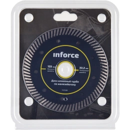 Диск алмазный турбо по железобетону (125х2.3x22.2 мм) Inforce 11-01-600