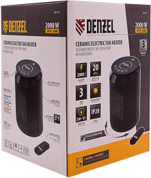 Тепловентилятор Denzel DTFC-2000 2000Вт черный