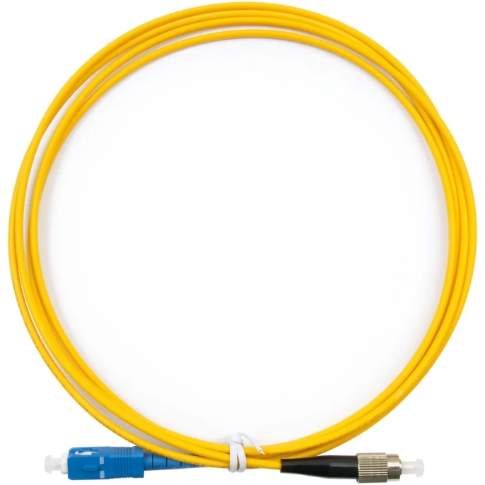 Оптический патч-корд TopLAN симплексный, 657A1, 1,5 м, PC-TOP-657A1-FC/U-SC/U-1.5