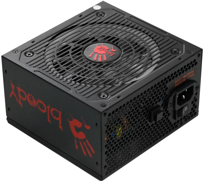 Блок питания BLOODY BD-PS750G, 750Вт, 80 PLUS GOLD, 120мм, черный, retail [bd-ps750g-mr]