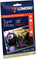 1101113 Фотобумага ПРЕМИУМ для стр.печати LOMOND200 г/м2 одностор.Super Glossy Bright 10х15см 20л