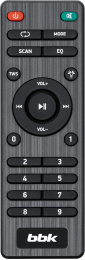 Минисистема BBK BTA6030 черный 30Вт FM USB BT micro SD