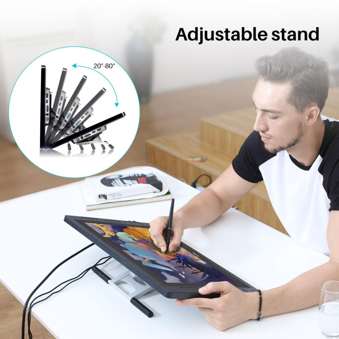 Интерактивный дисплей/ Сенсорный монитор Huion KAMVAS Pro 20