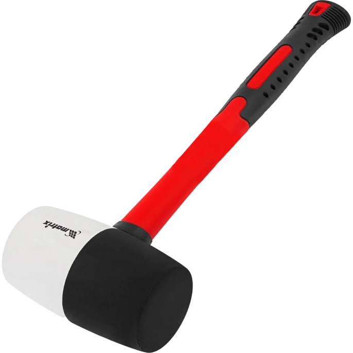 Резиновая киянка MATRIX 910 г, черно-белая резина, фибергласовая рукоятка 11173