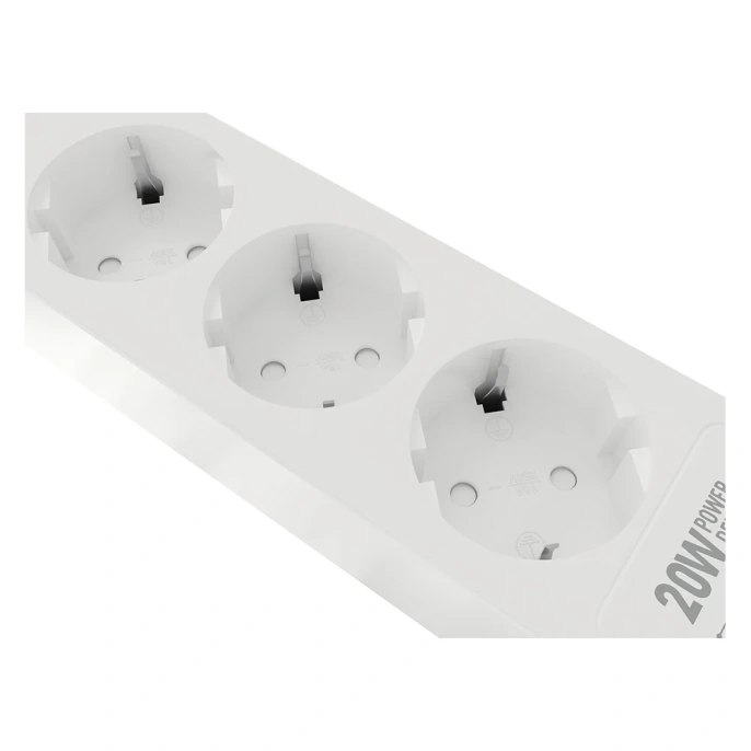 Сетевой фильтр Harper удлинитель UCH-440 White PD3.0 H00003204