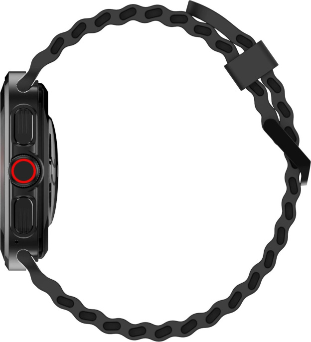 Смарт-часы TECNO Watch Neo, 1.43", черный/оранжевый/черный [wn01]