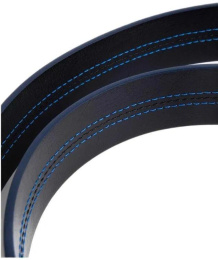 Ремень мужской Piquadro Blue Square CU6742B2/BLUN 125х3.5см синий/черный натур.кожа