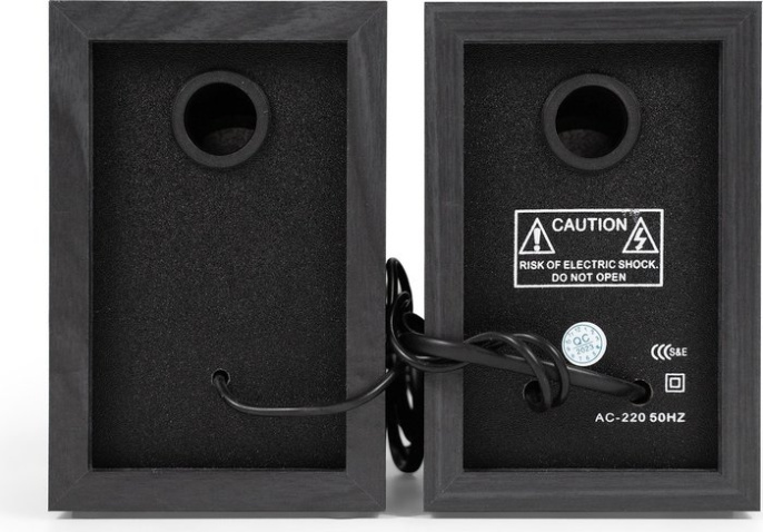 Акустическая система 2.0 ExeGate Maestro SPS-605 Активная, питание 220В, 2х3Вт, 30-18000Гц, цвет черный, дерево, Color Box EX294432RUS