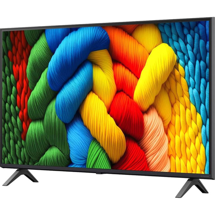 Телевизор ЖК 50'' LG/ 50", Ultra HD, Nano Color, Smart TV, WebOS, Wi-Fi, DVB-T2/C/S2, MR, 60Hz Native, 2.0ch 20W , 2 HDMI, 2 USB, 2 Pole, Ashed Blue, 2025 (50NANO80A6B.ARUG)