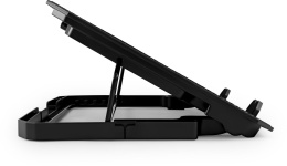 Подставка для ноутбука Buro BU-LCP150-B213, 15", 335х265х22 мм, 1хUSB, вентиляторы 2 х 140 мм, 480г, черный