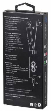 Наушники Oklick HP-S-210, 3.5 мм, внутриканальные, белый [d1-1w]