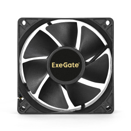 Вентилятор 12В DC ExeGate ExtraPower EP08025S3P (80x80x25 мм, Sleeve bearing (подшипник скольжения), 3pin, 2800RPM, 28dBA) EX166174RUS