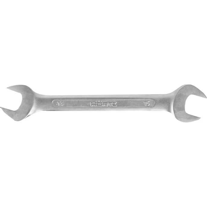 Двусторонний гаечный ключ HORTZ 14x15 хромирование 102228