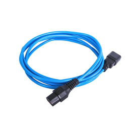 Шнур питания с фиксатором IEC 60320 C13/IEC 60320 C14, 10 А / 250 В 3 х 1,0 , длина 1,8 м, синий R-10-Cord-C13-C14-1.8-Blue
