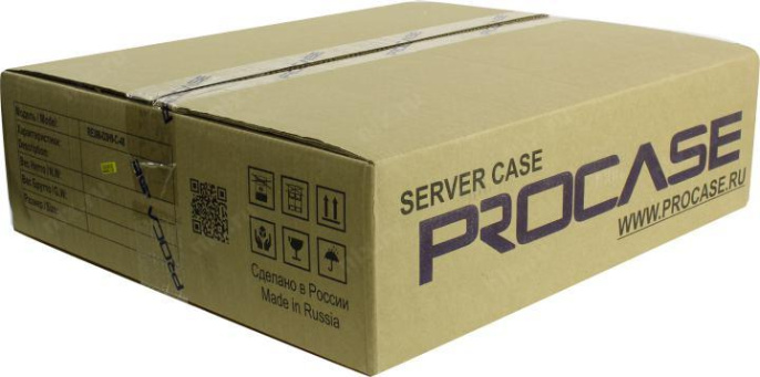 Procase RE306-D3H9-C-48 Корпус 3U server case,3x5.25+9HDD,черный,без блока питания,глубина 480мм,MB CEB 12"x10.5"