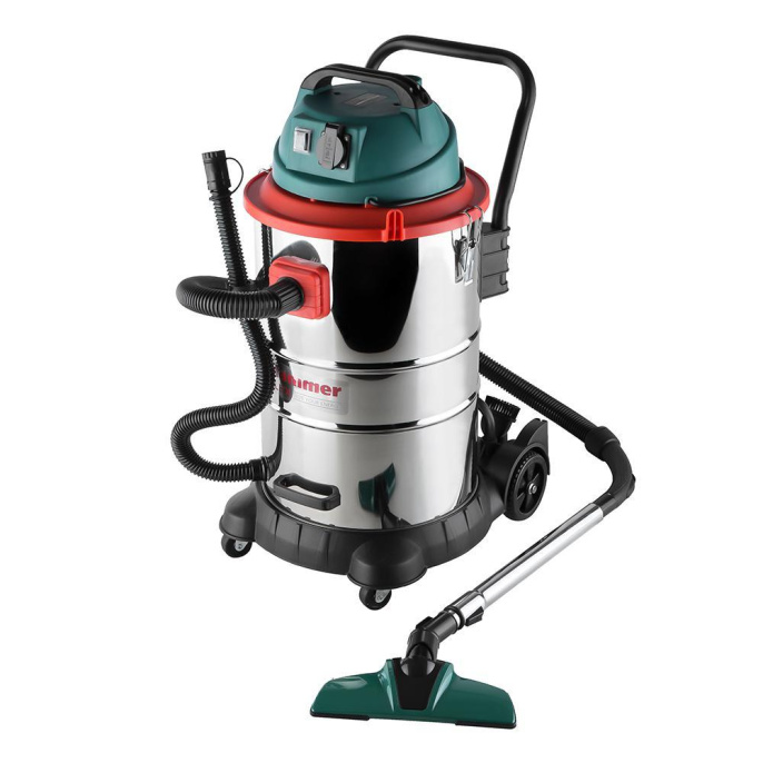 Строительный пылесос Hammer PIL50A,  серебристый [181-003]