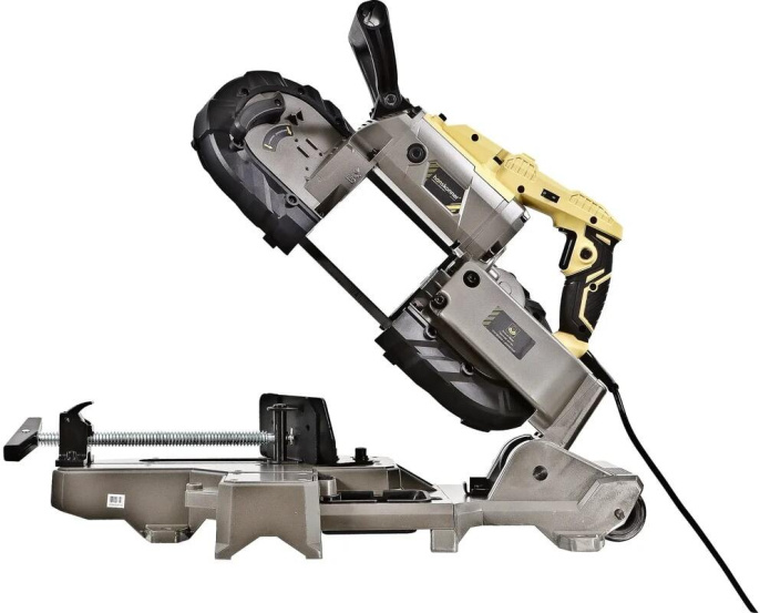 Ленточная пила Hanskonner HBS14127M ленточная, мощность: 1400 Вт, обороты холостого хода: 290 об/мин, 6 скоростей распила, глубина реза 90°: 127 мм, длина полотна: 114 см, высота полотна: 13 мм, скорость движения ленты: 42-120 м/мин