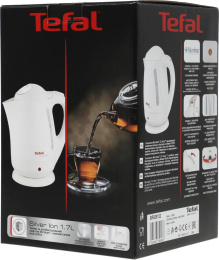 Чайник электрический Tefal Silver Ion BF925132 1.7л. 2400Вт белый корпус: пластик (7211001107)