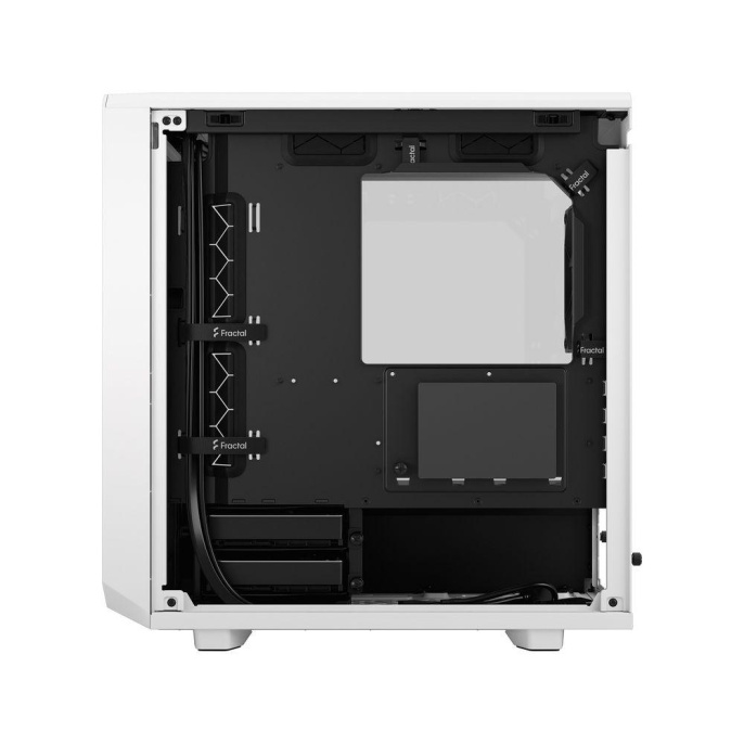 Корпус Case Fractal Design Meshify 2 Mini TG Clear Tint, Mini-Tower, 1x120mm + 1x140mm, 2xUSB-A 3.2 + 1xUSB 3.2 Type-C mATX, mITX, mDTX White FD-C-MES2M-02