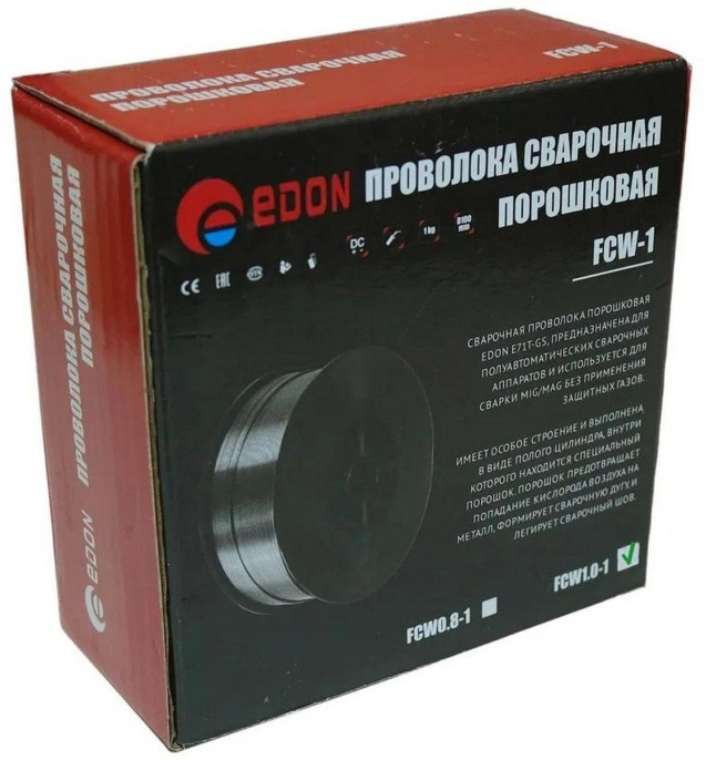 Проволока свар. Edon FCW1.0-1 D1мм (14761)