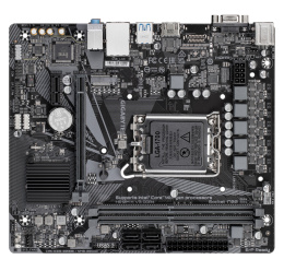 Материнская плата Gigabyte H610M H V3 DDR4 Soc-1700 H610 PCI-Ex16 PCI-Ex1 M.2 2xDDR4 3200MHz VGA+HDMI mATX RTL