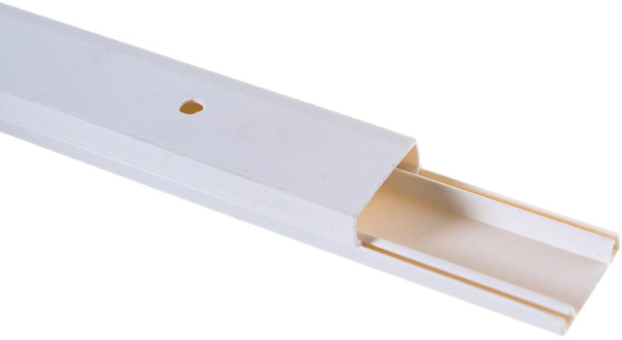 Кабельный канал IEK CKK11-020-010-1-K01 Ecoline 20x10мм белый 2м упак.:1шт