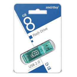 Smartbuy USB Drive 8Gb Glossy series Green SB8GBGS-G