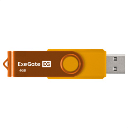 USB-флеш накопитель ExeGate Jet 4GB жёлтый USB2.0, 480Mbps, пластик/металл EX302032RUS