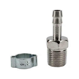 Переходник 1/4"M - елочка (6 мм с обжимным кольцом 9x11 мм) FUBAG 180260