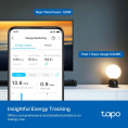 Умная розетка TP-LINK Tapo P110M,  EU,  Wi-Fi,  белый