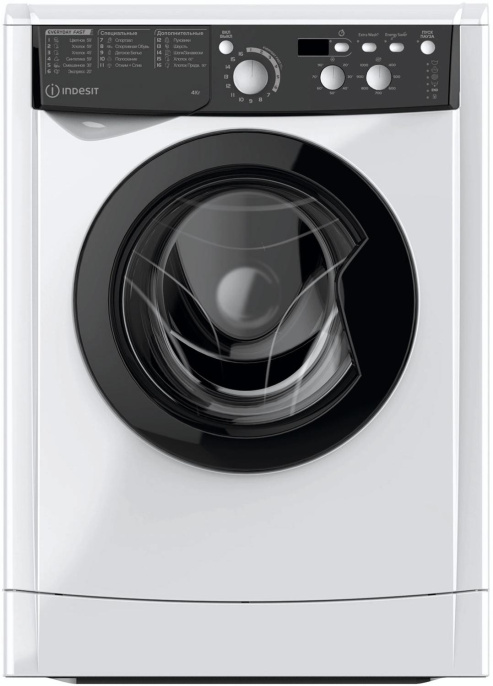 Стиральная машина суперузкая Indesit MyTime EWUD 4105 BK CIS, с фронтальной загрузкой, 4кг, 1000об/мин