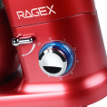 Кухонный комбайн RAGEX R101-600 9 в 1, 4.5 литра, 6 скоростей, 1500 Вт, красный