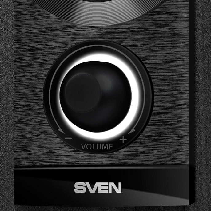 SVEN MS-150, чёрный, акустическая система 2.1, мощность RMS : 8 Вт+2x3.5 Вт