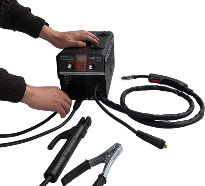 Сварочный полуавтомат Zitrek ZWM-200 MMA/MIG/MAG 200 A проволока 0.5 кг 051-4689
