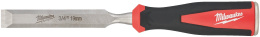 Стамеска Milwaukee 4932479894 3/4" (плоская, ударная, ширина режущей части: 18мм, материал лезвия: сталь, материал рукояти: двухкомпонентный)