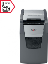 Уничтожитель бумаг Rexel Optimum AutoFeed 150X, с автоподачей, P-4, 4х28 мм, 150 лист. одновременно, 44л [2020150xeu]