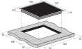Индукционная варочная поверхность Zugel ZIH604W белый