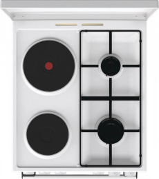 Плита Комбинированная Gorenje GK5A12WG белый металлическая крышка реш.сталь
