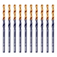 Сверло по металлу Golden Tip 3.5 мм, HSS-Tin, 10 шт, DIN 338 Denzel 717207