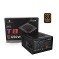 Блок питания 650W/ Power Supply Thermalright, 650W 80+ Bronze ATX, 3.0, Non-modular, 1x24 20+4 pin 550mm, 1xCPU*2 8 4+4 pin 600+150mm, 1xPCIe*2 8 6+2 pin 500+150mm, 1xSATA*3+MOLEX4pin*1 400+150+150+150mm, 1xSATA*2+MOLEX4pin*2 400+150+150+150mm, Active, 1