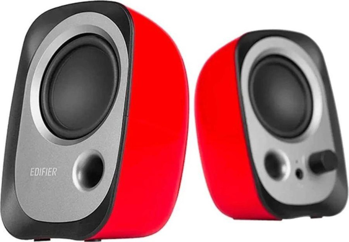 Колонки Edifier R12U 2.0 красный 4Вт портативные