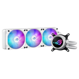 Система водяного охлаждения ASUS ROG Strix LC III 360 ARGB White Edition, 4-pin, ARGB, 120мм, белый, retail [90rc00t2-m0uay0]